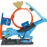 Mattel Hot Wheels City Smyčka se žravým T-Rexem 92 cm 2