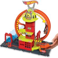 Mattel Hot Wheels City Super Hasičská stanice se smyčkou 2