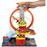 Mattel Hot Wheels City Super Hasičská stanice se smyčkou 4