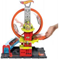 Mattel Hot Wheels City Super Hasičská stanice se smyčkou 6