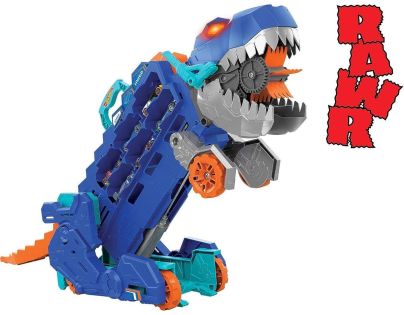 Mattel Hot Wheels City T-Rex tahač se světly a zvuky - Poškozený obal