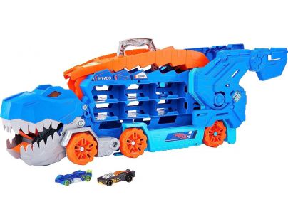 Mattel Hot Wheels City T-Rex tahač se světly a zvuky