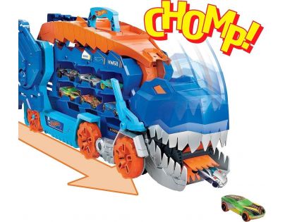 Mattel Hot Wheels City T-Rex tahač se světly a zvuky