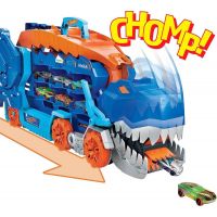 Mattel Hot Wheels City T-Rex tahač se světly a zvuky 5