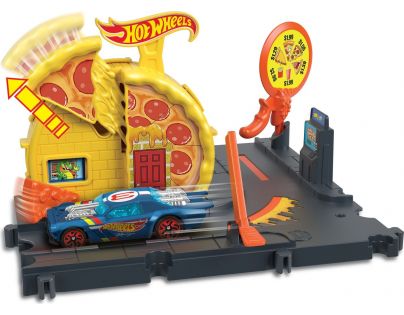 Mattel Hot Wheels City Zábava ve městě Speed Pizza Pick-Up