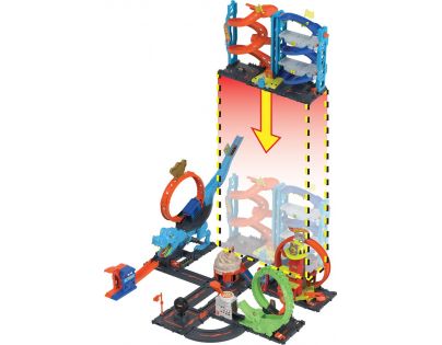 Mattel Hot Wheels City Závodní věž 64 cm