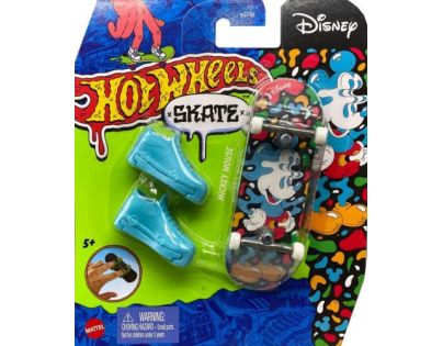 Mattel Hot Wheels fingerboard a boty 10,5 cm Mickey Mouse