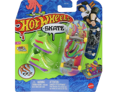 Mattel Hot Wheels fingerboard a boty 10,5 cm Ramen Raptor Mattel Hot Wheels fingerboard a boty 10,5 cm Ramen Raptor