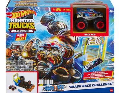 Mattel Hot Wheels Monster trucks aréna Závodní výzva herní set Smash Race Challenge