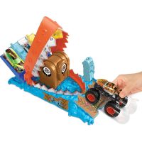 Mattel Hot Wheels Monster trucks aréna závodní výzva herní set Treasure Chomp Challenge 3