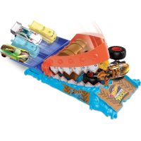 Mattel Hot Wheels Monster trucks aréna závodní výzva herní set Treasure Chomp Challenge 4