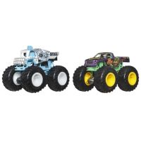 Mattel Hot Wheels Monster trucks demoliční duo Bionic Bruiser a Test subject 2