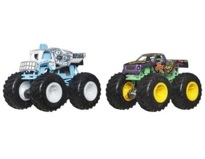 Mattel Hot Wheels Monster trucks demoliční duo Bionic Bruiser a Test subject