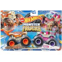 Mattel Hot Wheels Monster trucks demoliční duo Carbonator XXL Hwfloat a 1 Bad Scoop