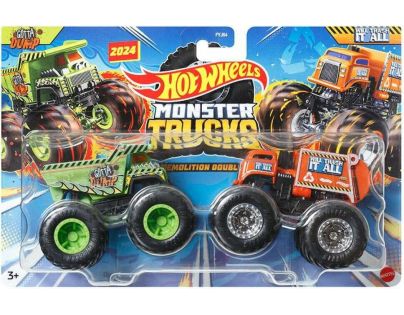 Mattel Hot Wheels Monster trucks demoliční duo Gotta Dump a Will Trash it All