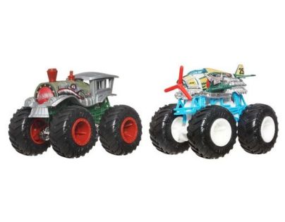 Mattel Hot Wheels Monster trucks demoliční duo Loko Punk a Airplane Mode