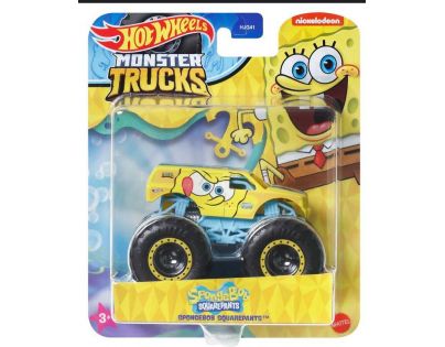 Mattel Hot Wheels Monster Trucks tematický truck 9 cm Squarepants