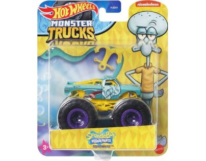 Mattel Hot Wheels Monster Trucks tematický truck 9 cm Squidward