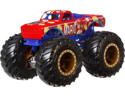 Mattel Hot Wheels Monster Trucks tematický truck 9 cm Super Mario