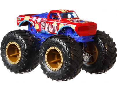 Mattel Hot Wheels Monster Trucks tematický truck 9 cm Super Mario
