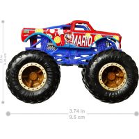 Mattel Hot Wheels Monster Trucks tematický truck 9 cm Super Mario 4