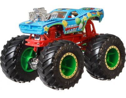 Mattel Hot Wheels Monster Trucks tématický truck 9 cm Yoshi