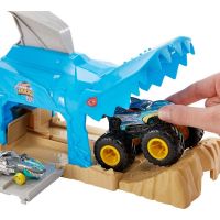 Mattel Hot Wheels monster trucks závodní herní set modrý 5