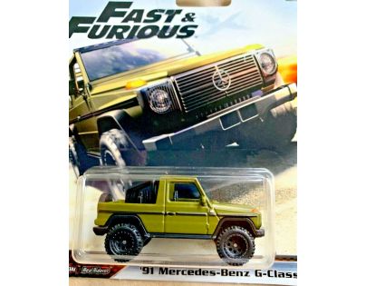 Mattel Hot Wheels prémiové auto Rychle a zběsile 91 Mercedes-Benz G-Class