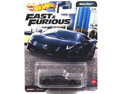 Mattel Hot Wheels prémiové auto Rychle a zběsile Lamborghini Aventador Coupé