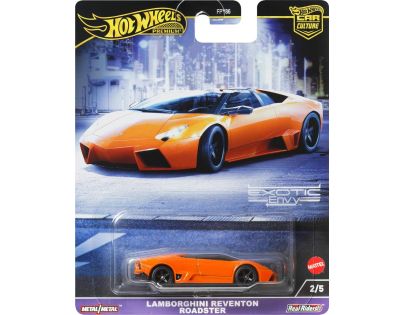 Mattel Hot Wheels prémiové auto velikáni Lamborghini Reventon Roadster