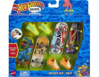 Mattel Hot Wheels Skate Tony Hawk Fingerboard a Removable Skate Shoes Multipack varianta 2