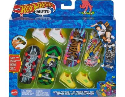 Mattel Hot Wheels Skate Tony Hawk Fingerboard a Removable Skate Shoes Multipack varianta 3