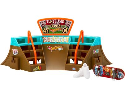 Mattel Hot Wheels Skates Fingerboard skatepark Herní set Stadium Skatepark - Poškozený obal