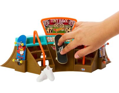 Mattel Hot Wheels Skates Fingerboard skatepark Herní set Stadium Skatepark - Poškozený obal