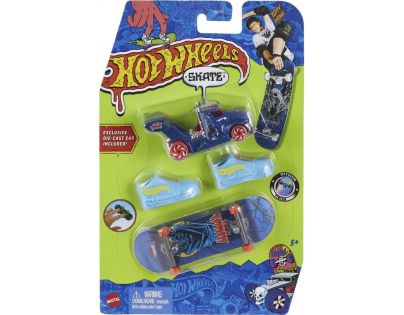 Mattel Hot Wheels Skates sběratelská kolekce fingerboard a boty Bat Blast and Rig Storm