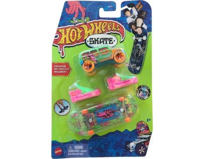 Mattel Hot Wheels Skates sběratelská kolekce fingerboard a boty Howlan and Rockster