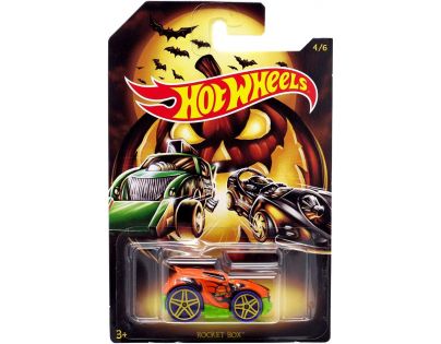 Mattel Hot Wheels tematické auto Halloween Rocket Box