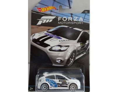 Mattel Hot Wheels tématické auto Forza racing 09 Ford Focus RS