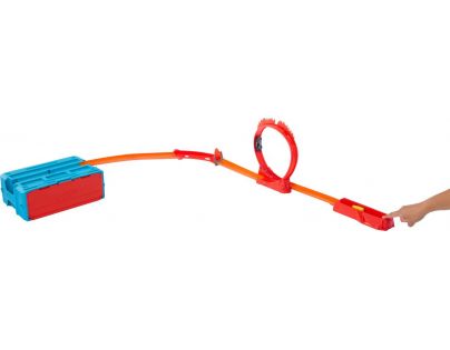 Mattel Hot Wheels Track Builder ohnivá dráha