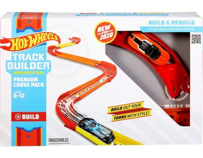 Mattel Hot Wheels track builder set pro stavitele Premium Curve Pack