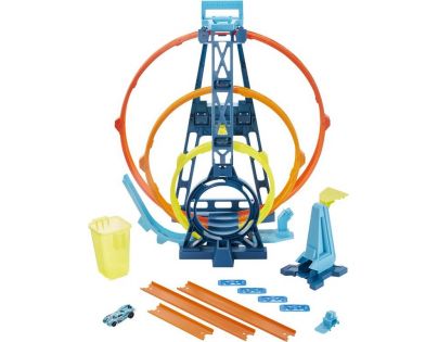 Mattel Hot Wheels track builder trojitá smyčka