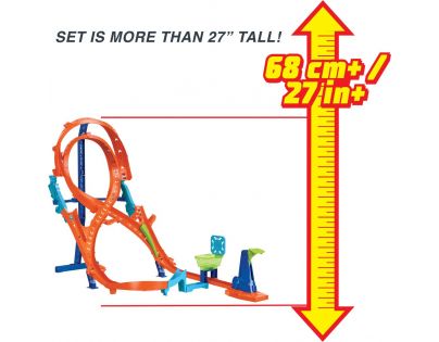 Mattel Hot Wheels Vertikální osmičková dráha
