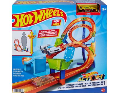 Mattel Hot Wheels Vertikální osmičková dráha