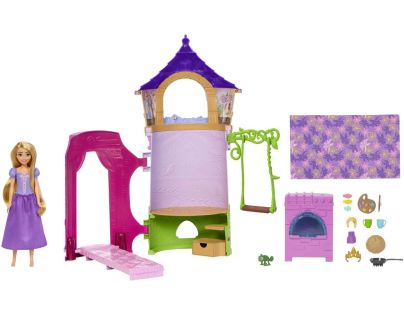 Mattel Hrací sada Věž s panenkou Locika a princ - Poškozený obal