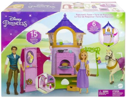 Mattel Hrací sada Věž s panenkou Locika a princ - Poškozený obal