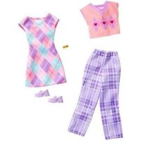 Mattel HYV06 Barbie Oblečení 2 oblečky a 2 doplňky pro panenku