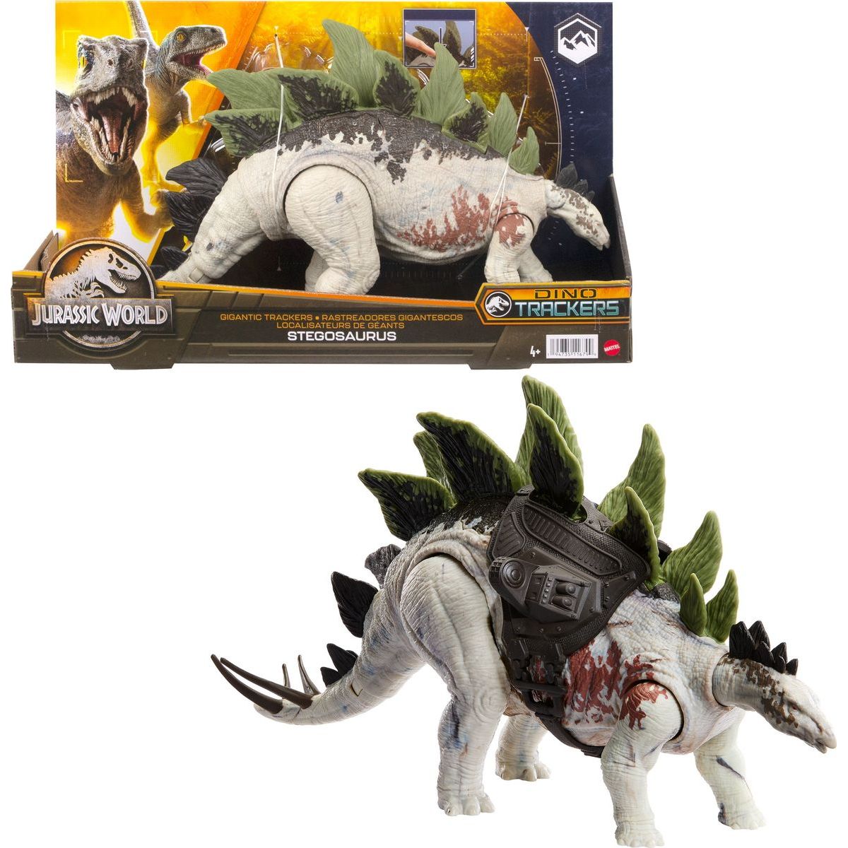 Mattel Jurassic World obrovský útočící Dinosaurus HLP23 Stegosaurus