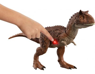 Mattel Jurassic World útočící Carnotaurus se zvuky 39 cm