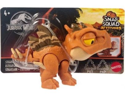 Mattel Jurský Svět Malý dinosaurus Snap Squad Stegosaurus