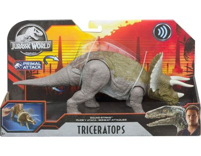 Mattel Jurský svět ohlušující řev Triceratops